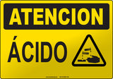Caution: Acid Spanish Sign