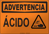 Warning: Acid Spanish Sign