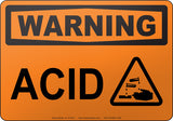 Warning: Acid English Sign