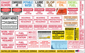 Complete Vessel Safety Signs Package