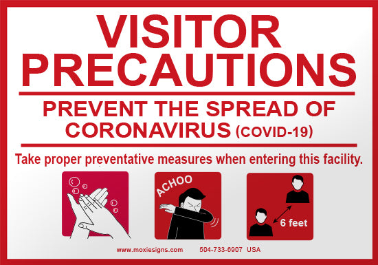 Visitor Precautions - Prevent the Spread of COVID-19