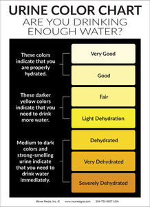 Urine Color 8" x 11" Reference Chart