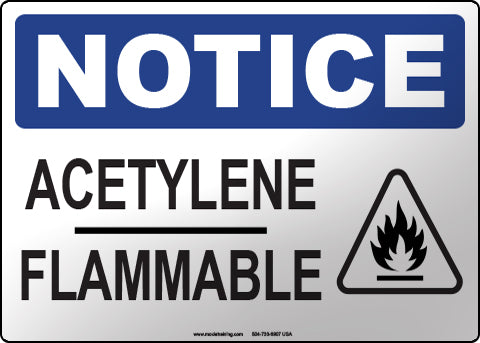 Notice: Acetylene Flammable – Moxie Training