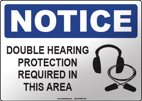 Notice: Double Hearing Protection Required in this Area – Moxie Training