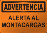 Warning: Watch for Forklifts Spanish Sign