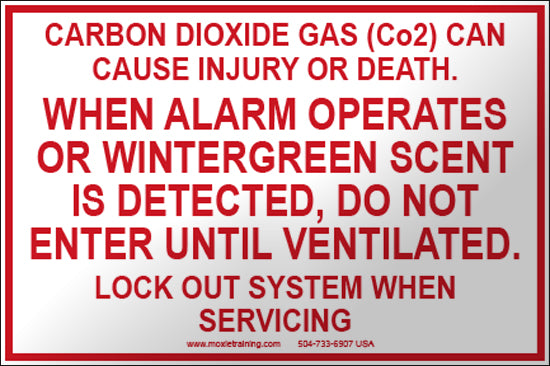Carbon Dioxide System: Lock Out System When Servicing 4