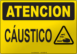 Caution: Caustic Spanish Sign