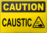 Caution: Caustic English Sign