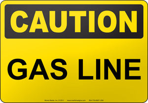 Caution: Gas Line