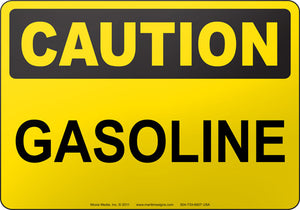 Caution: Gasoline