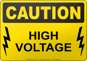 Caution: High Voltage