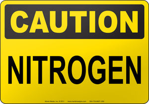 Caution: Nitrogen
