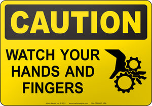 Caution: Watch Your Hands And Fingers