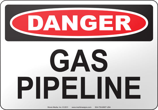 Danger: Gas Pipeline