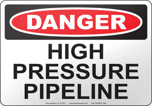 Danger: High Pressure Pipeline