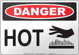 Danger: Hot English Sign
