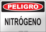 Danger: Nitrogen Spanish Sign