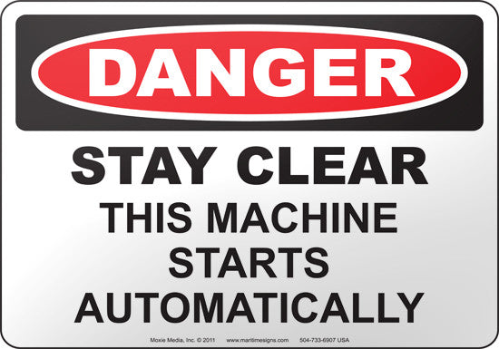 Taged Machine Sign Construction Signs – Tagged