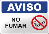 Notice: No Smoking Spanish Sign