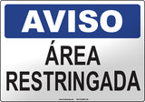 Notice: Restricted Area Spanish Sign