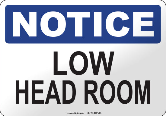 Notice: Low Head Room – Moxie Training