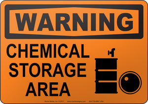 Warning: Chemical Storage Area