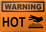Warning: Hot English Sign