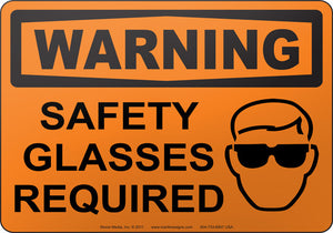 Warning: Safety Glasses Required