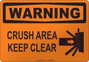 Warning: Crush Area Keep Clear