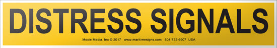Distress Signals Container Label